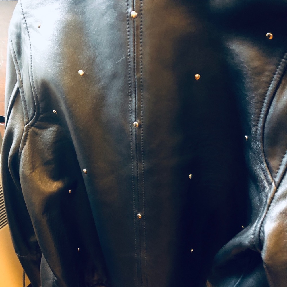 Sam Edelman Leather Jacket - Picture 3 of 5